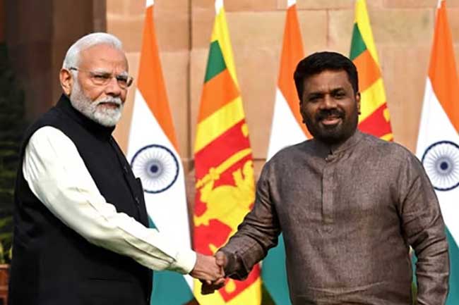 ඉන්දියානු අග්‍රාමාත්‍ය නරේන්ද්‍ර මෝදි සහ ජනපති අනුර අතර දුරකථන සංවාදයක්!