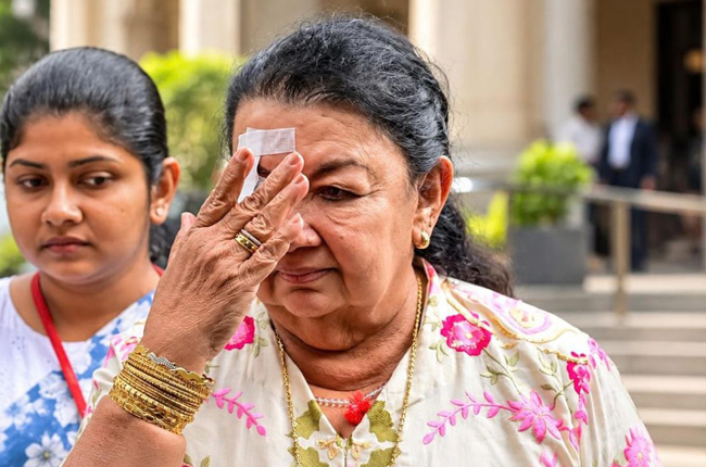ශිරන්ති රාජපක්ෂ අද ඇස් රෝහලට